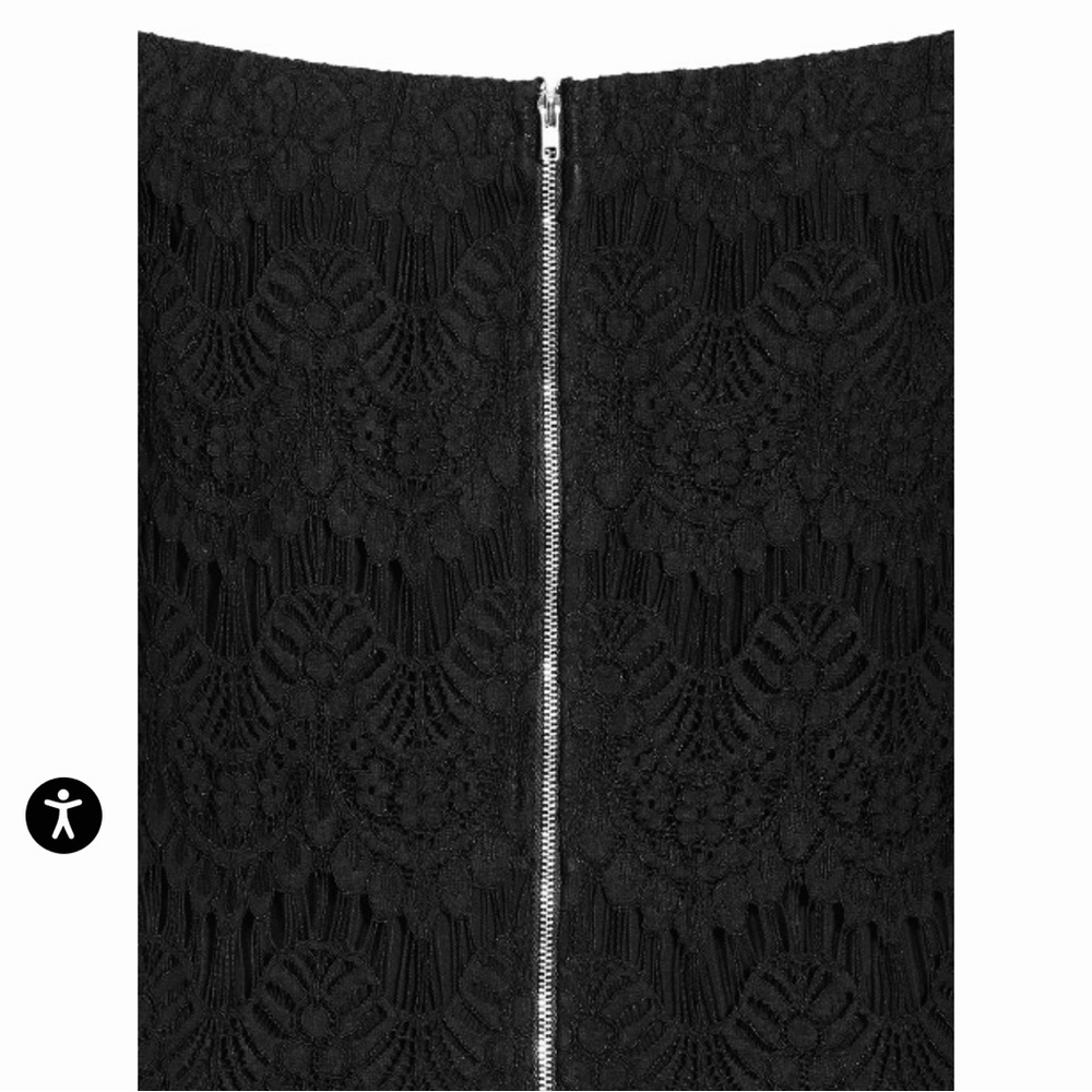 NWT City Chic Black Lace Off Shoulder Dress - Picture 6 of 9